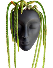 Load image into Gallery viewer, Black Wall Face Planter - Calma Design