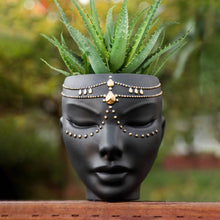 Load image into Gallery viewer, Tabletop & Wall Face Planter - Serena Design