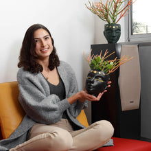 Load image into Gallery viewer, Tabletop & Wall Face Planter - Luna Design