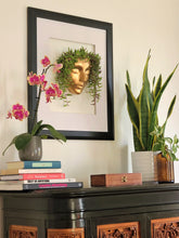 Load image into Gallery viewer, Gold Wall Face Planter - Calma Design
