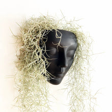 Load image into Gallery viewer, Black Wall Face Planter - Calma Design
