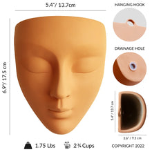Load image into Gallery viewer, Terracotta Wall Face Planter - Calma Design
