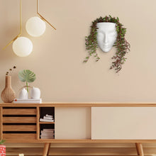 Load image into Gallery viewer, White Wall Face Planter - Calma Design
