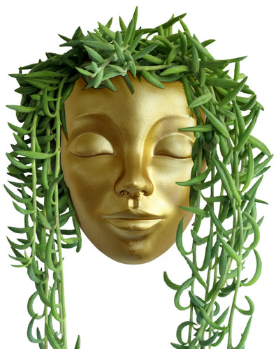 Tranquila Gold Wall Face Planter