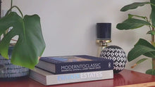 Load and play video in Gallery viewer, White Tabletop &amp; Wall Face Planter - Sunbursta Design
